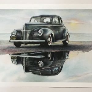 1940 FORD COUPE Giclee print